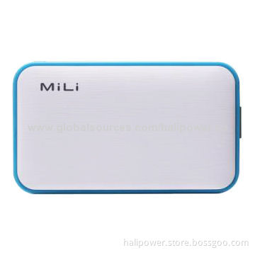 Latest Design Rechargeable Power Bank with 6,000mAh Capacity, 5V/1A Input